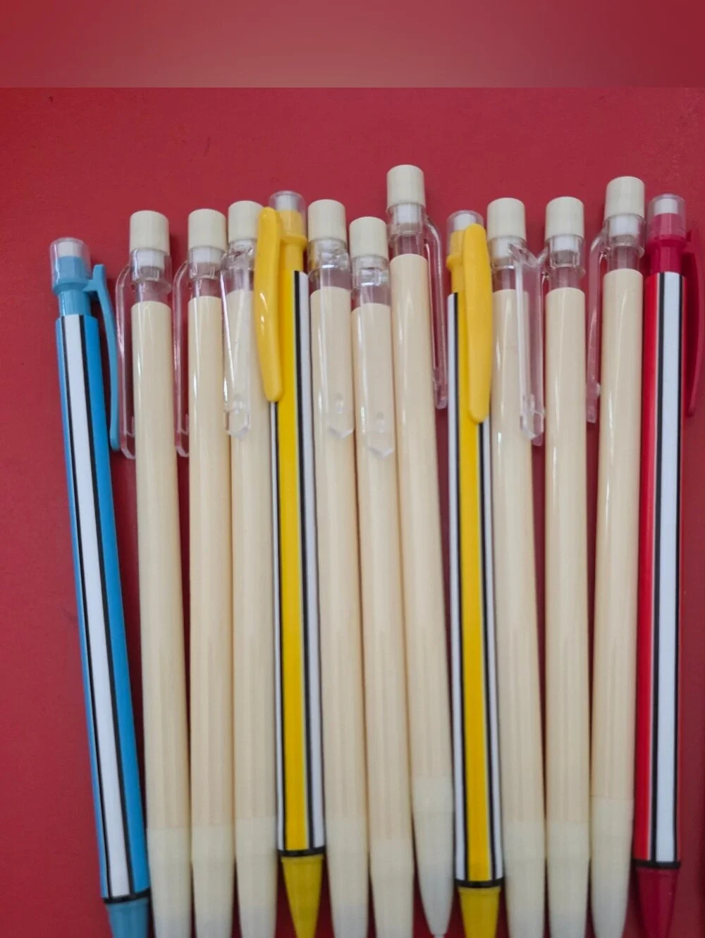 14 pc random colors mechanical pencils; 0.7mm lead